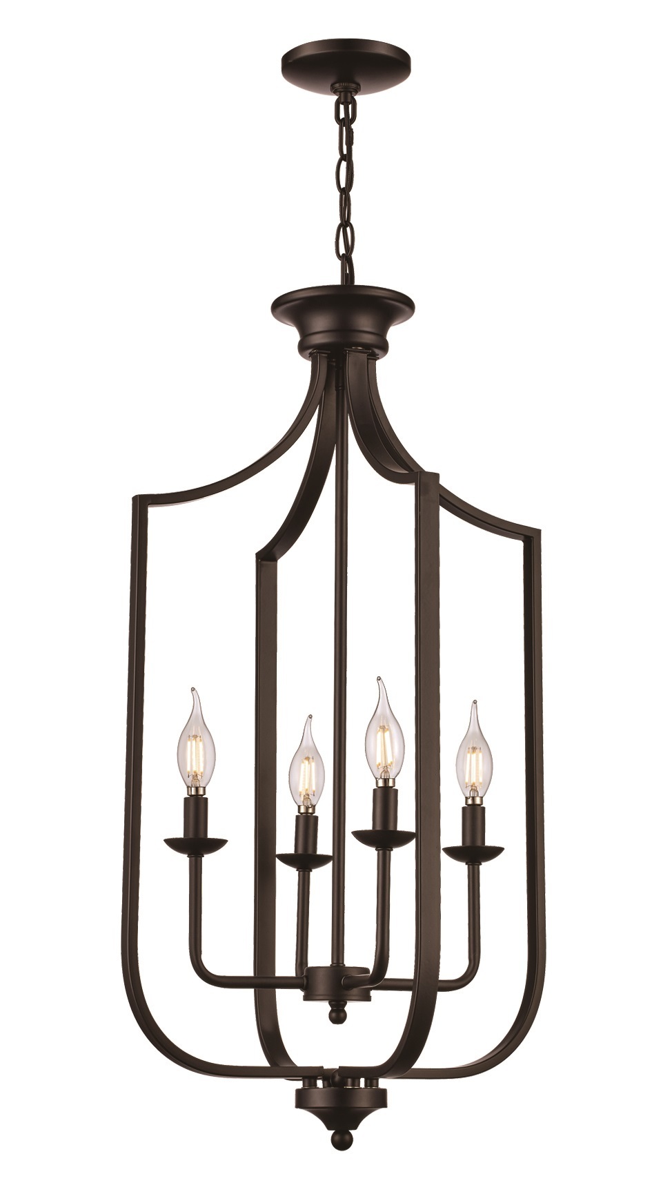 4LT FOYER PENDANT JAX LRG-MB